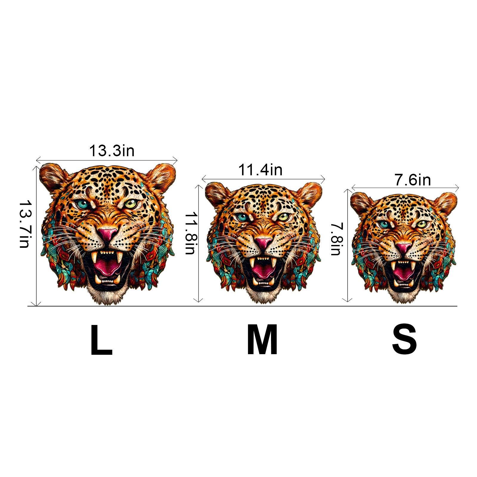 Agile Leopard Wooden Jigsaw Puzzle