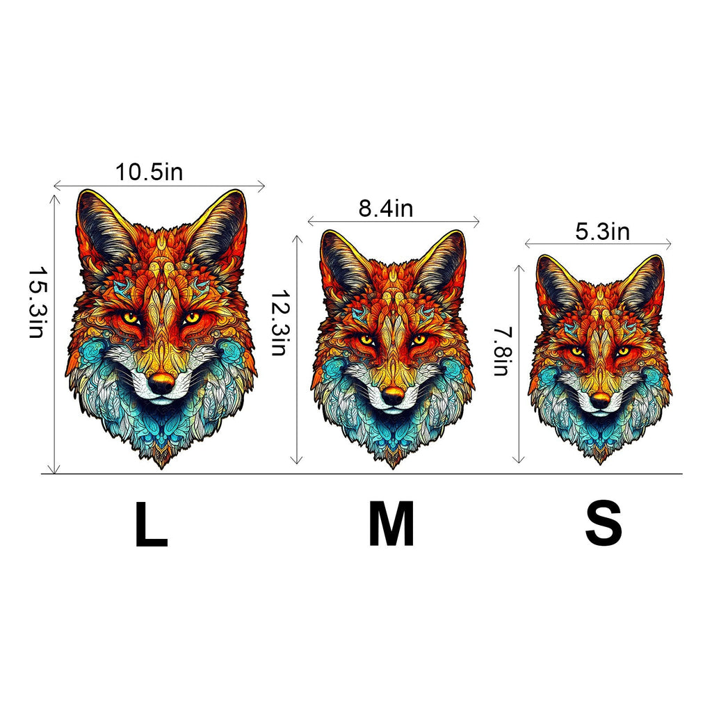 Uninhibited FOX Wooden Jigsaw Puzzle