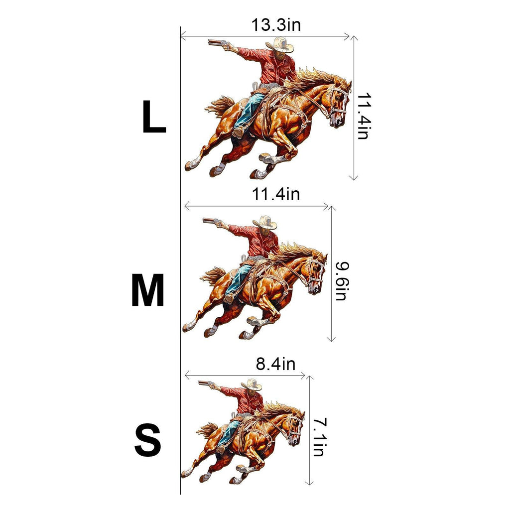 Cowboy-2 Wooden Jigsaw Puzzle