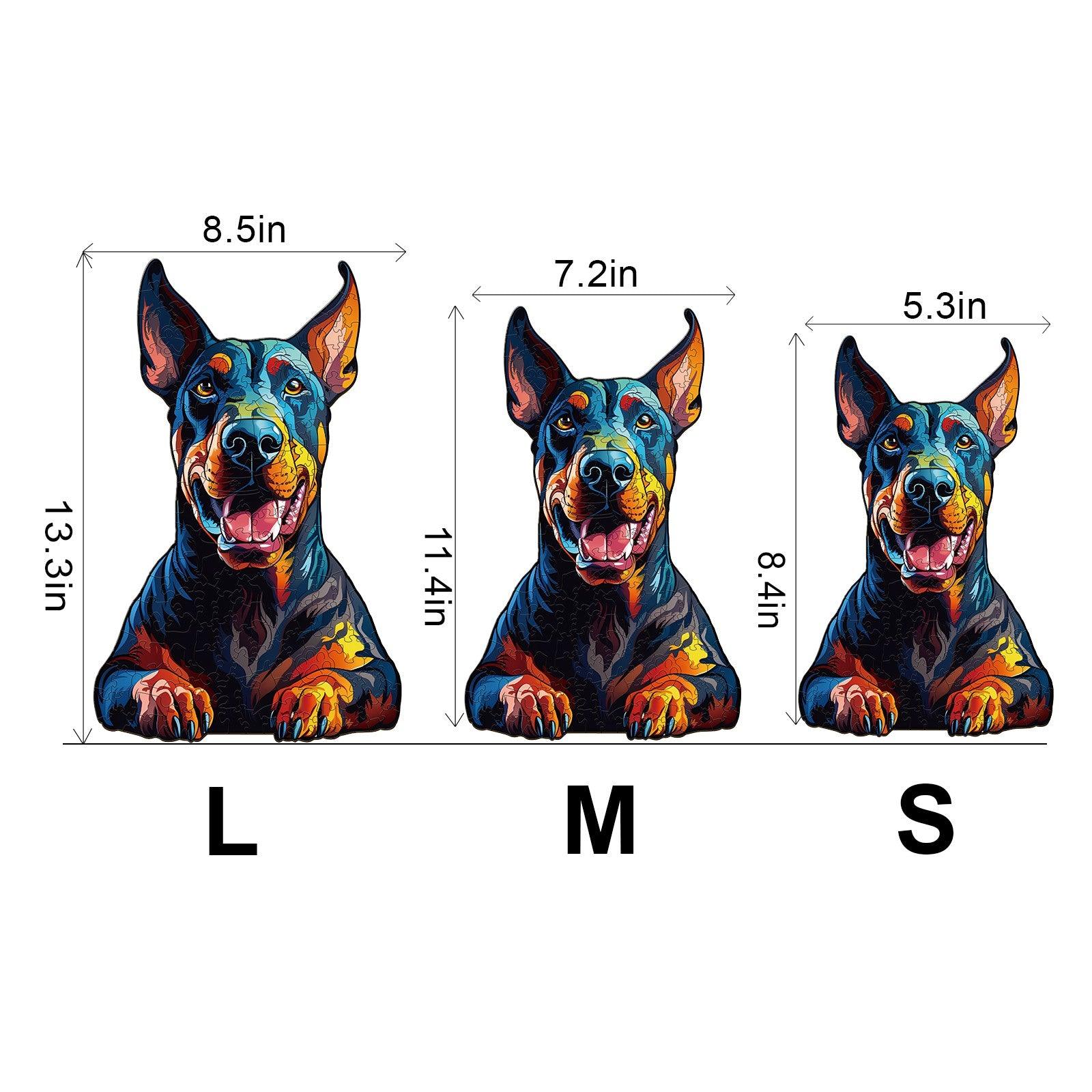 Doberman Pinscher Wooden Jigsaw Puzzle