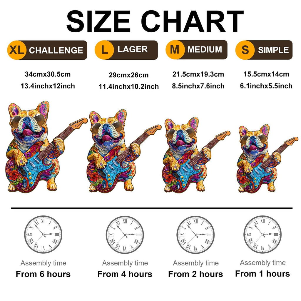 Rock Dog Wooden Jigsaw Puzzle