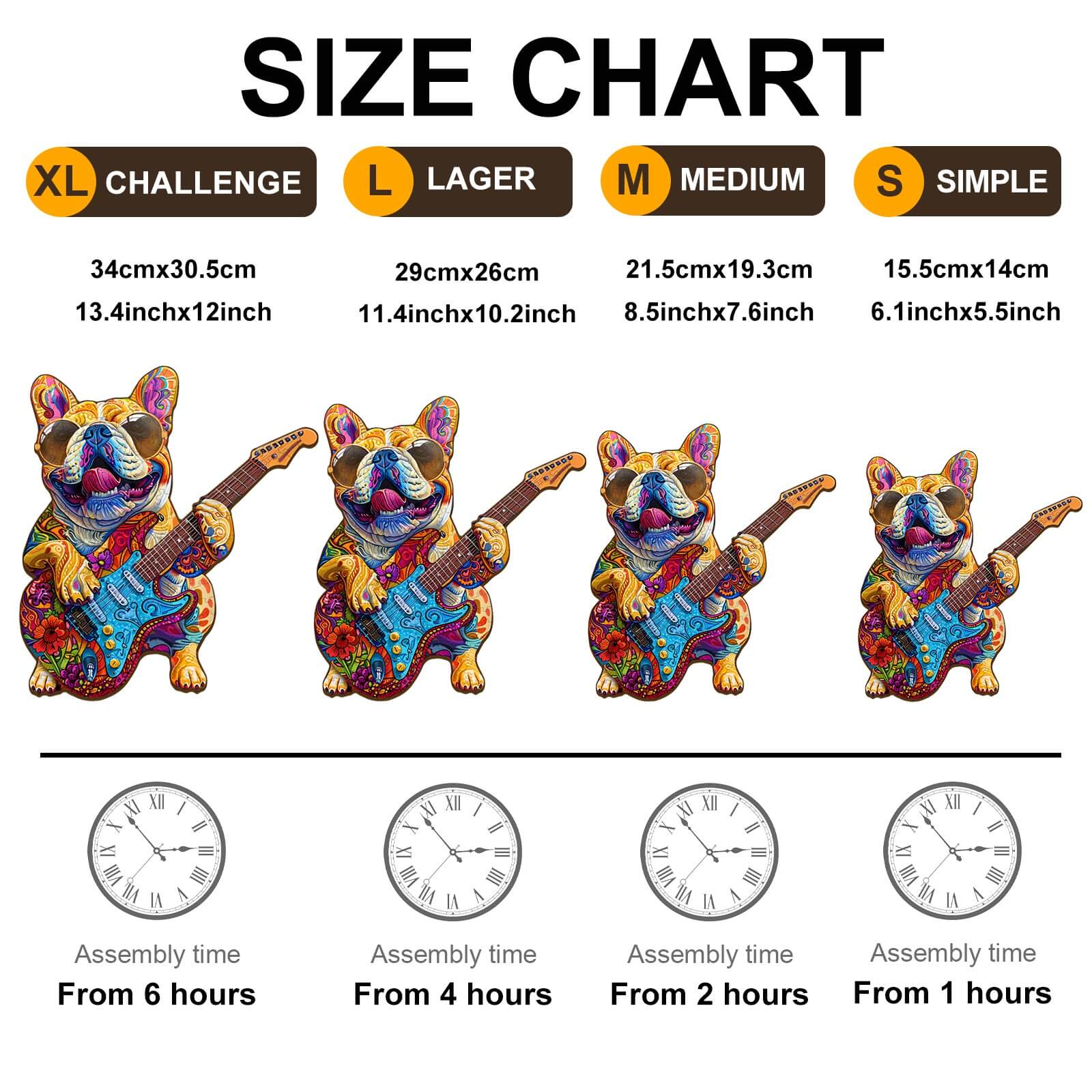 Rock Dog Wooden Jigsaw Puzzle