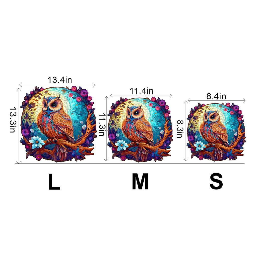 Silent Owl Wooden Jigsaw Puzzle