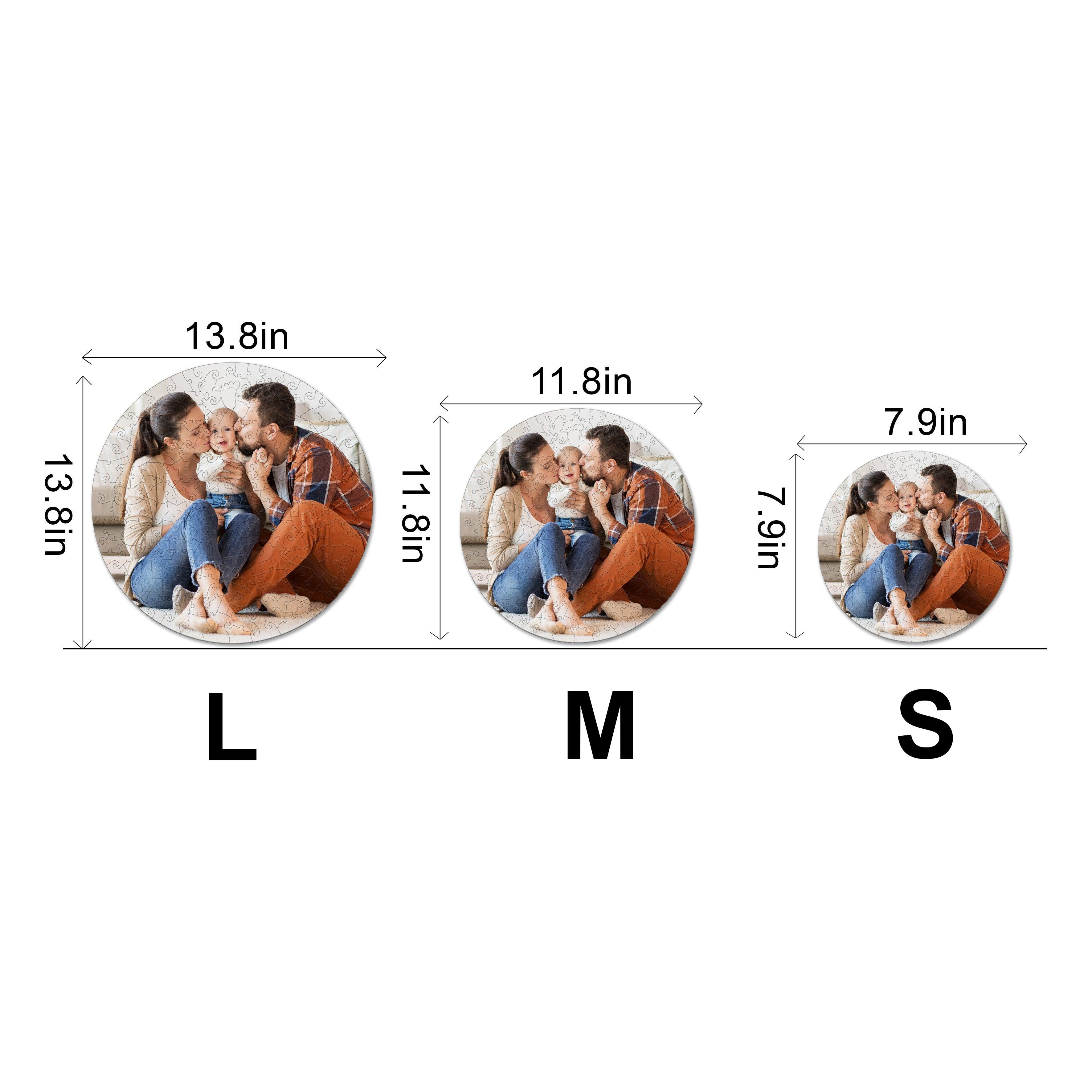 Personalized Photo Happy Family Wooden Puzzles