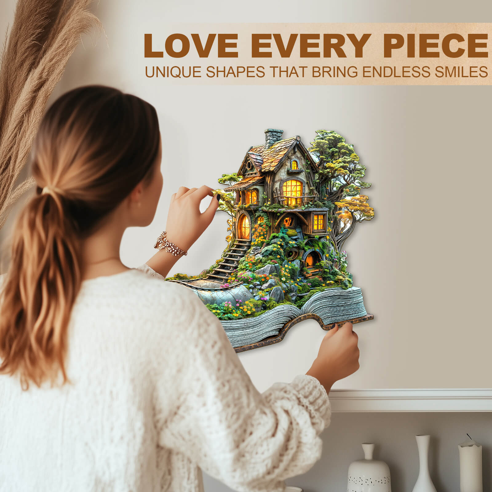 Treehouse Dream Wooden Jigsaw Puzzle