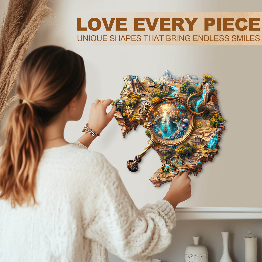 Explorer's World-1 Wooden Jigsaw Puzzle