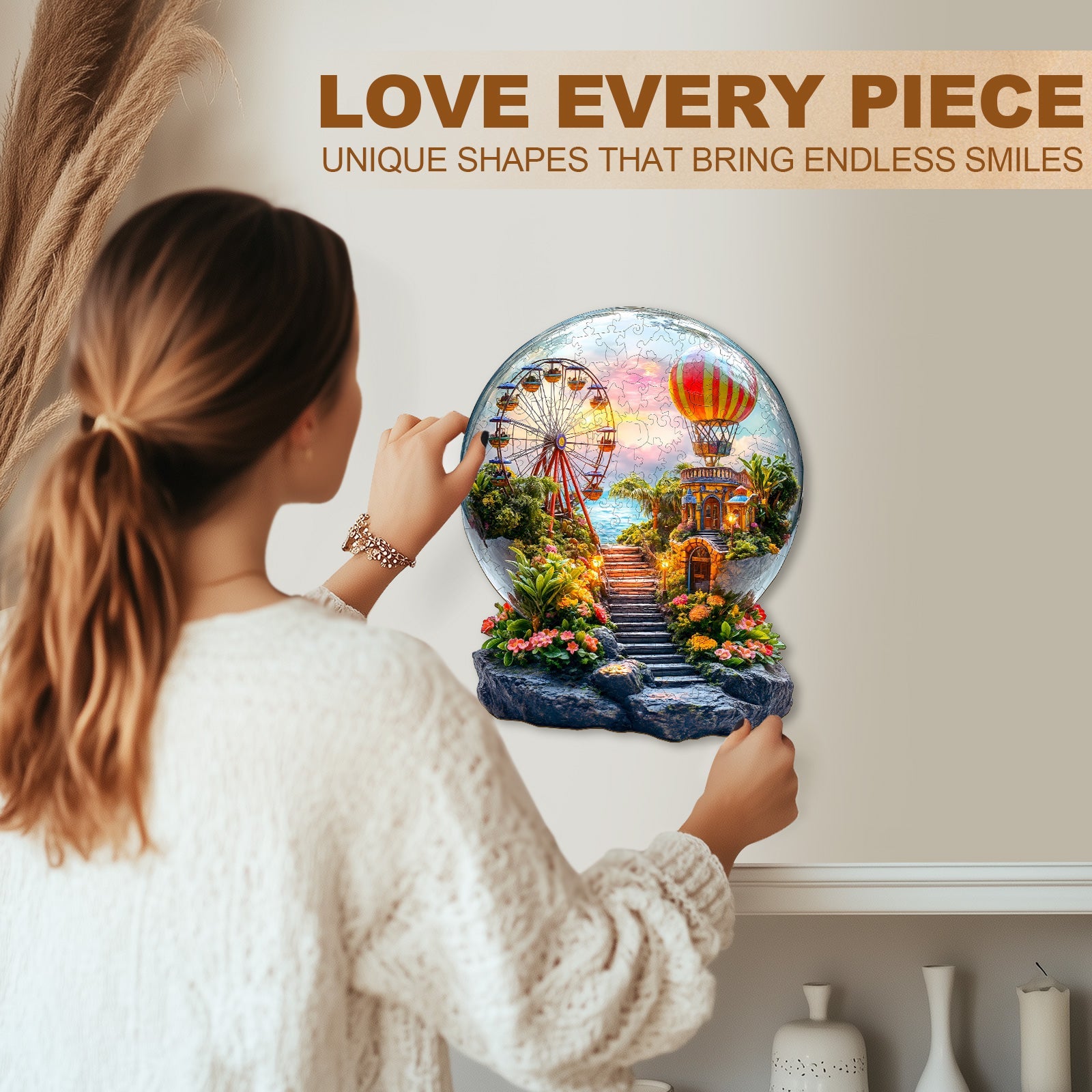 3D Crystal Wonderland  Wooden Jigsaw Puzzle