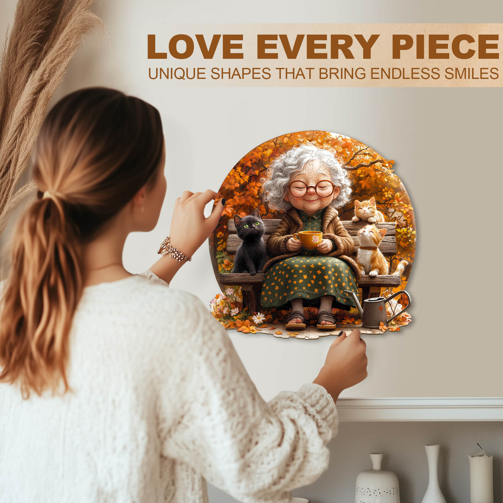 Pleasant afternoon  Wooden Jigsaw Puzzle