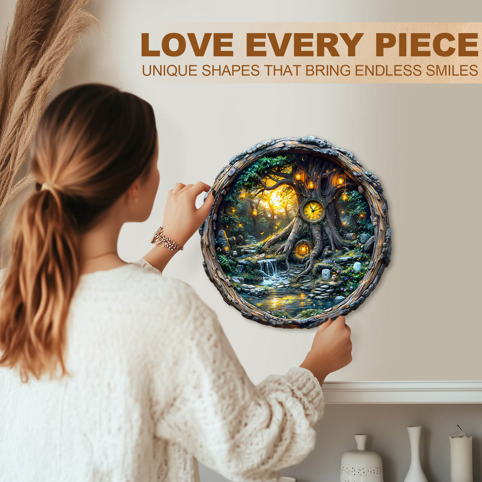 Magic time tree Wooden Jigsaw Puzzle