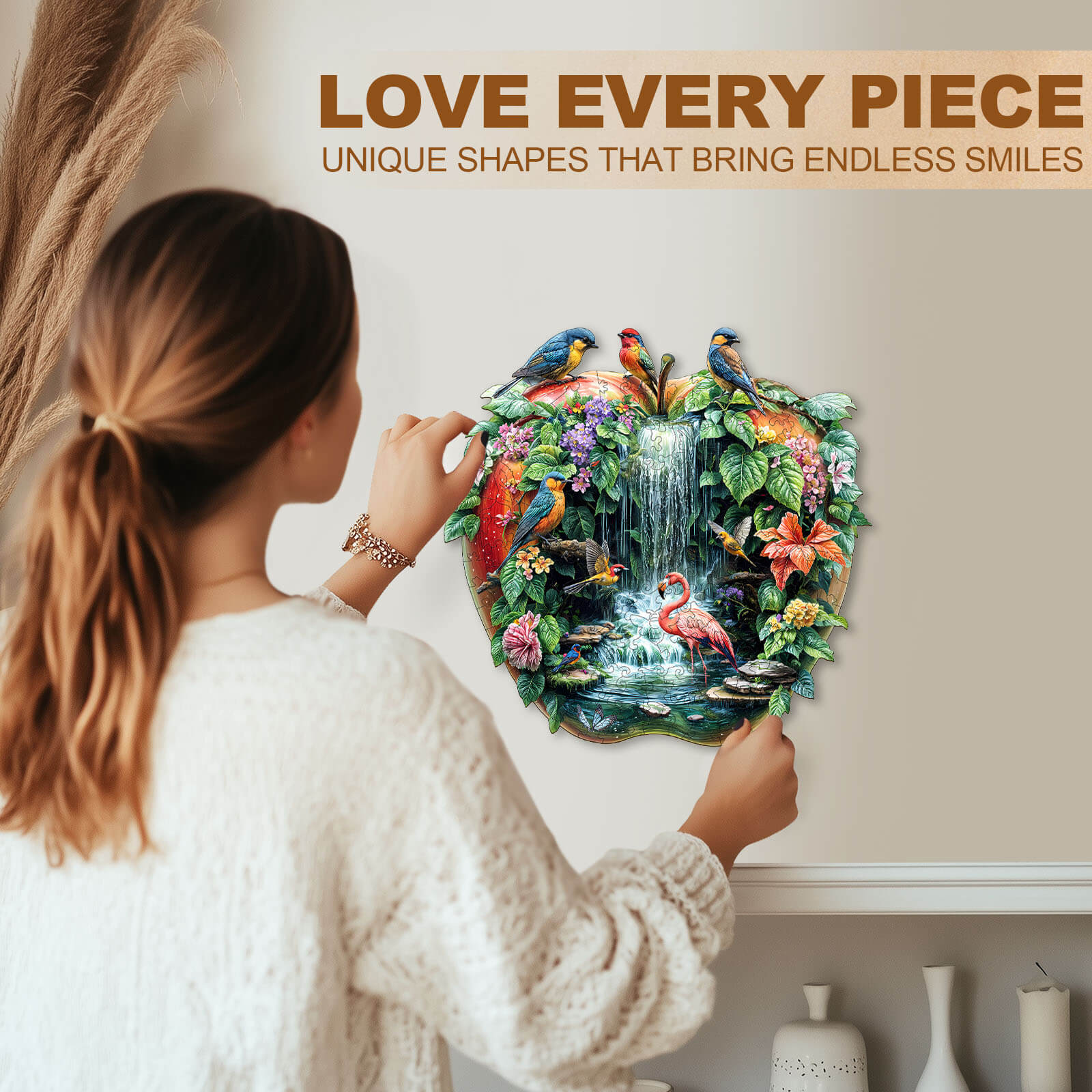 Paradise Garden Wooden Jigsaw Puzzle
