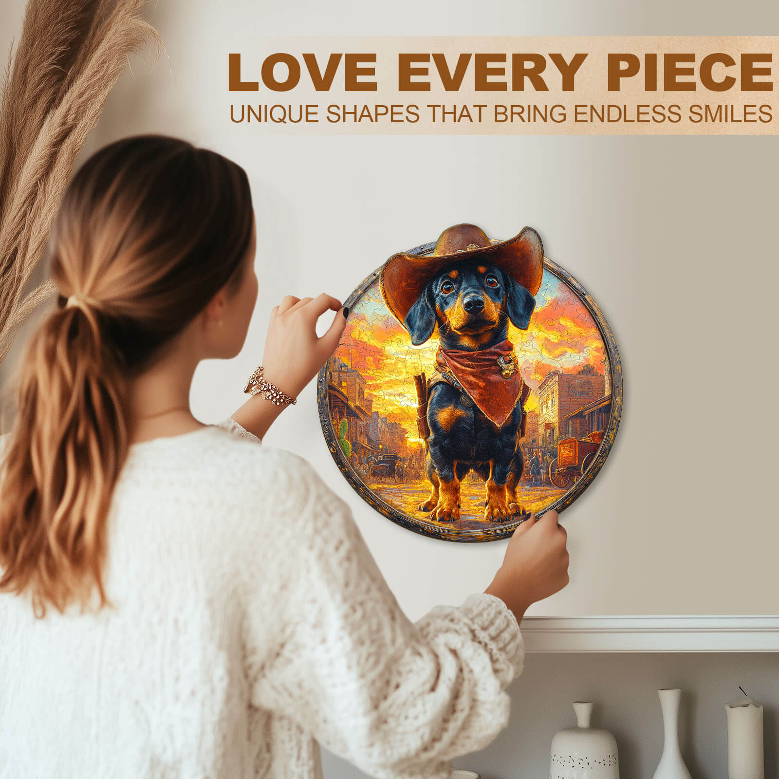 Guardian of the Town Wooden Jigsaw Puzzle