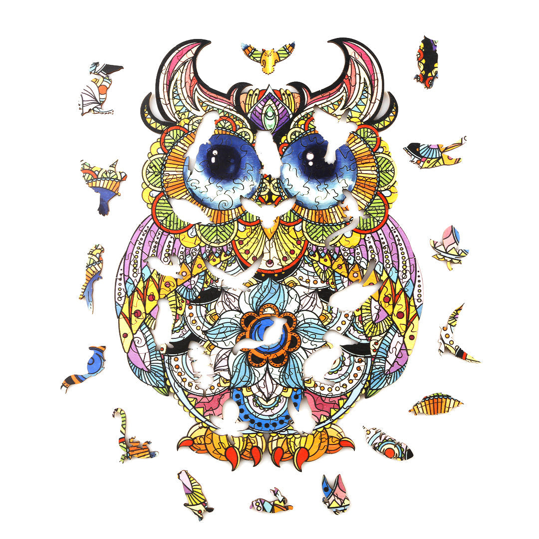Lovely Owl Wooden Jigsaw Puzzle