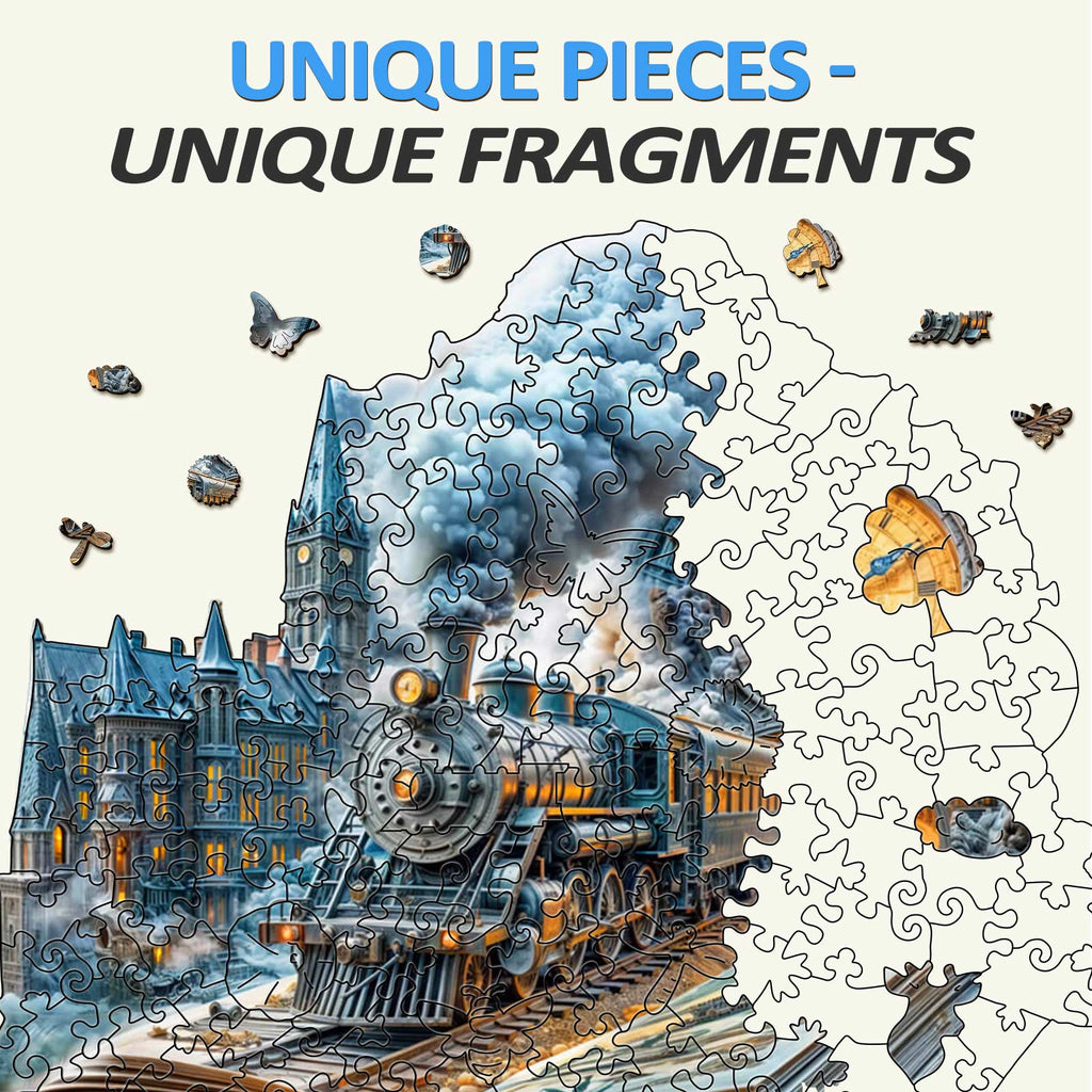 Chrono Train Wooden Jigsaw Puzzle