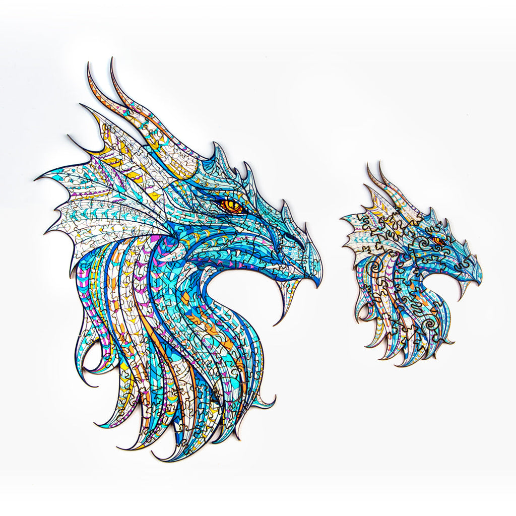Warrior Dragon Wooden Jigsaw Puzzle