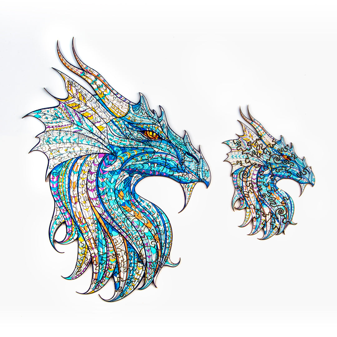 Warrior Dragon Wooden Jigsaw Puzzle