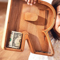 Personalized Alphabet Initial Letter Piggy Bank for Kids