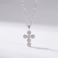 MINI DIAMONDS CROSS NECKLACE