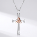 INFINITY FAITH CROSS NECKLACE