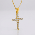 SPARKLE CROSS NECKLACE