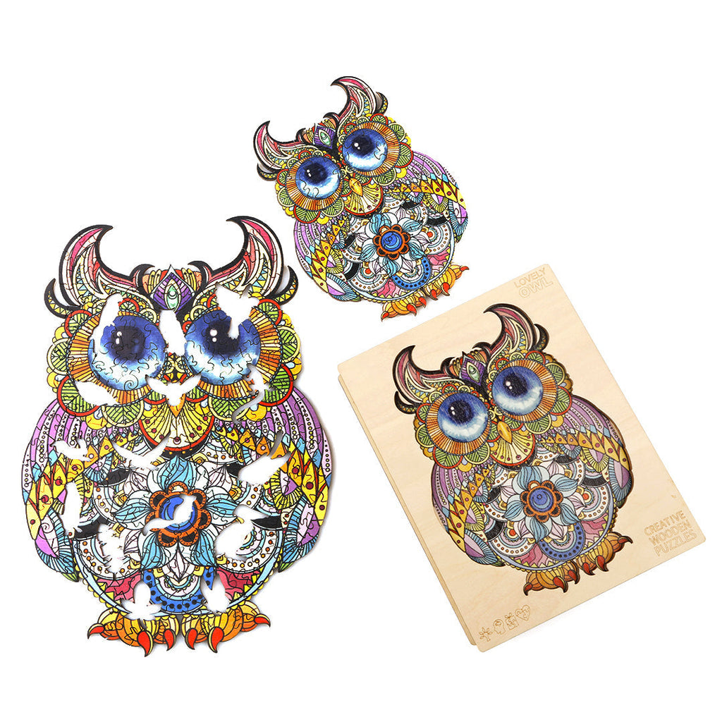 Lovely Owl Wooden Jigsaw Puzzle