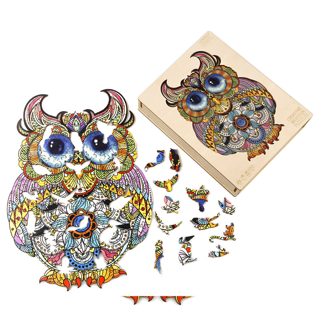 Lovely Owl Wooden Jigsaw Puzzle