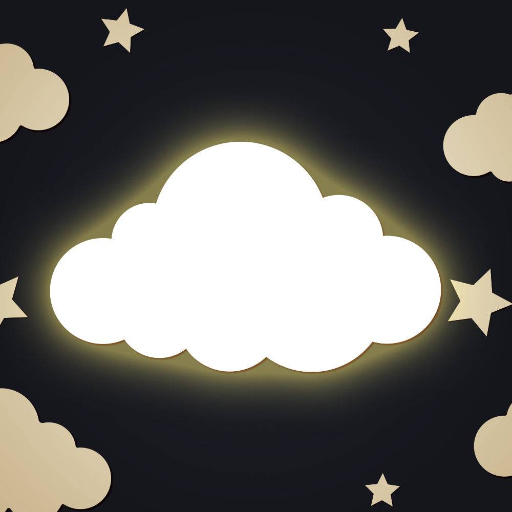 Moon and Cloud Room Wall Light