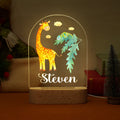 Personalized Baby Name Animal Style Night Light
