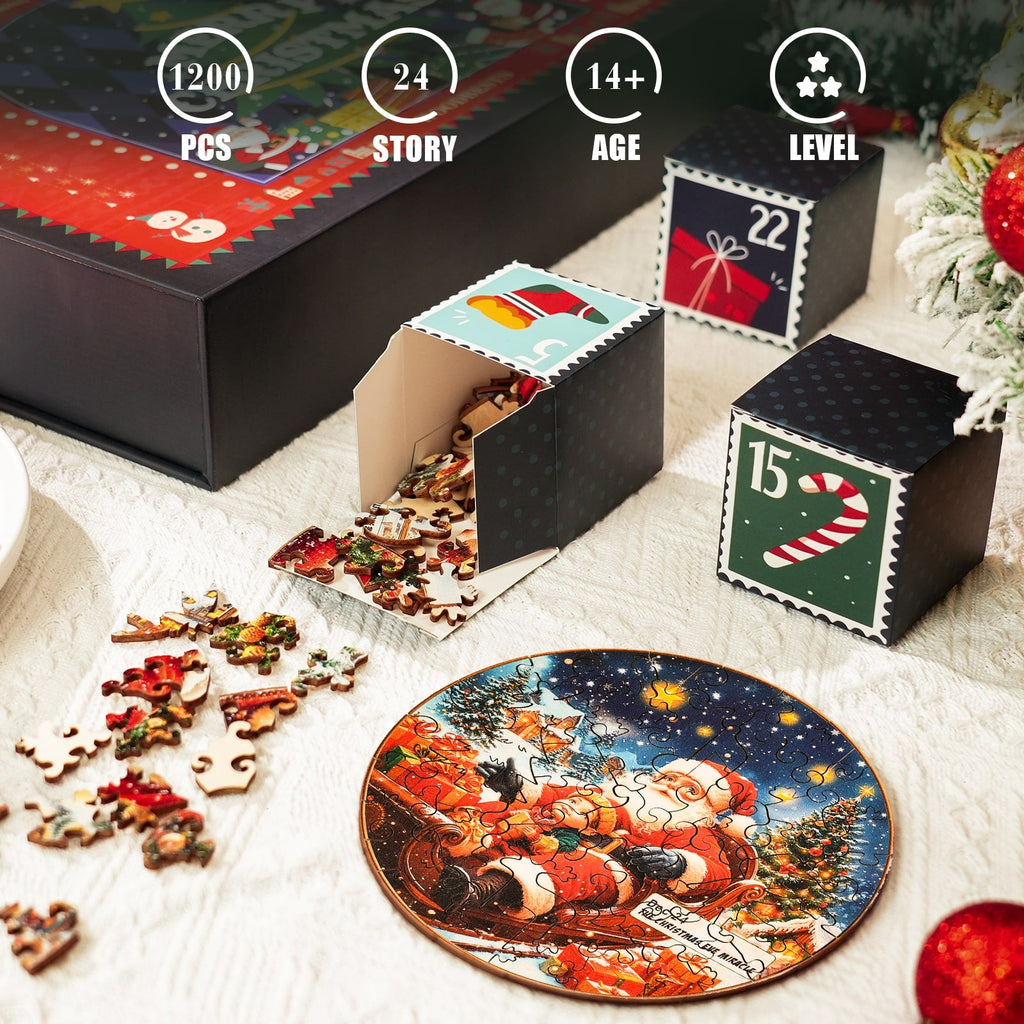 Christmas Special Gift Box Puzzle Set (24 Boxes)