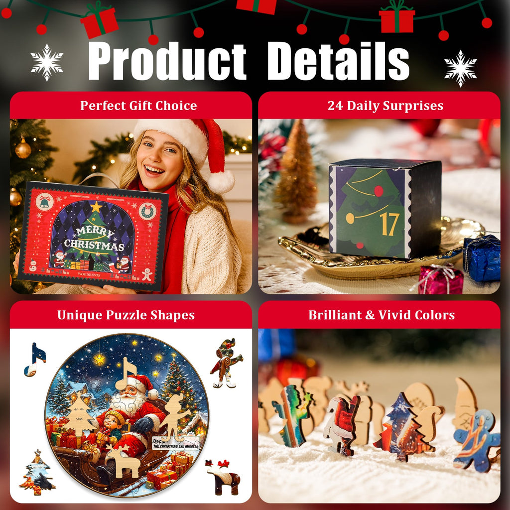 Christmas Special Gift Box Puzzle Set (24 Boxes)