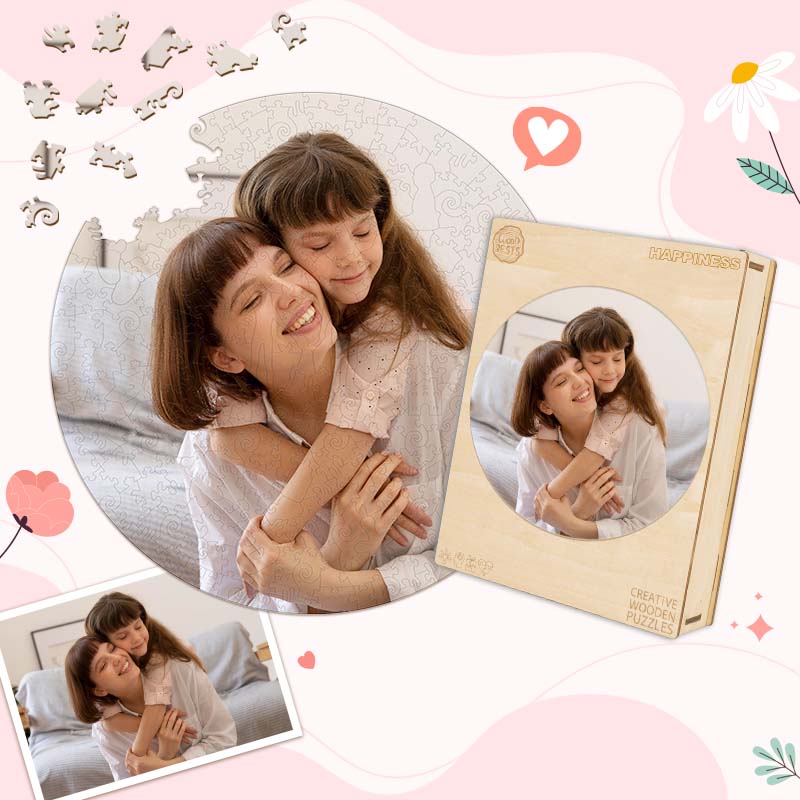 Personalized Photo Wooden Puzzle In Different Shapes and Themes