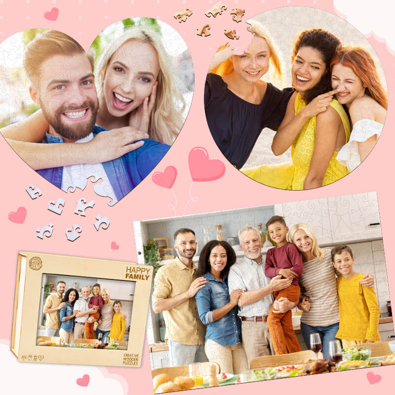 Custom Photo Wooden Puzzle For Gift